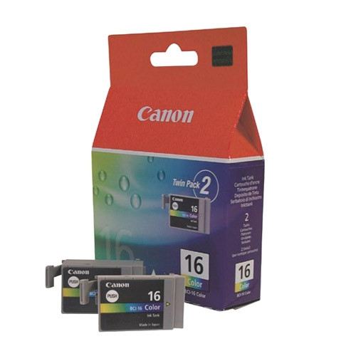 Canon BCI-16: 2 x cartouches d'encre (d'origine) - couleur 9818A002 014060 - 1