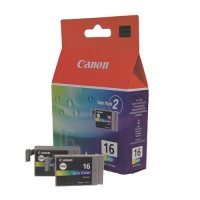 Canon BCI-16: 2 x cartouches d'encre (d'origine) - couleur 9818A002 014060