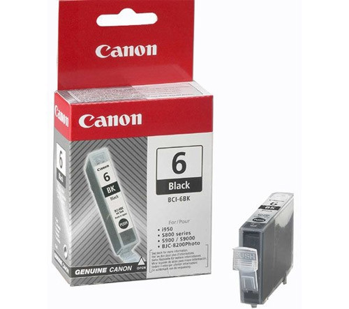Canon BCI-6BK cartouche d'encre (d'origine) - noir 4705A002 011400 - 1