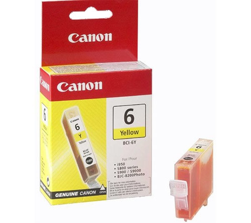 Canon BCI-6Y cartouche d'encre jaune (d'origine) 4708A002 900683 - 1