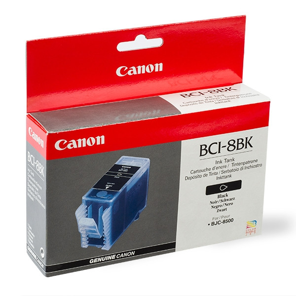Canon BCI-8BK cartouche d'encre noire (d'origine) 0977A002AA 011595 - 1