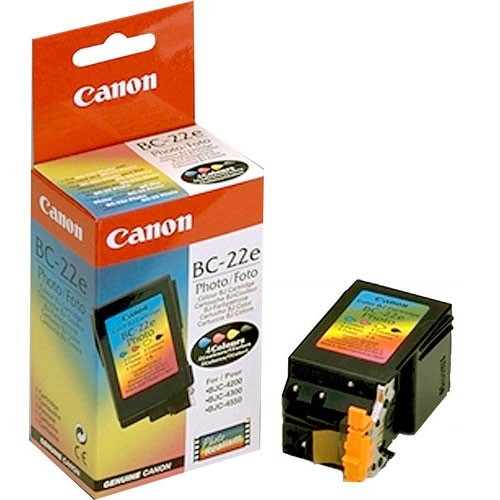 Canon BC 22e cartouche d'encre (d'origine) - photo noir et couleur 0902A002 010260 - 1