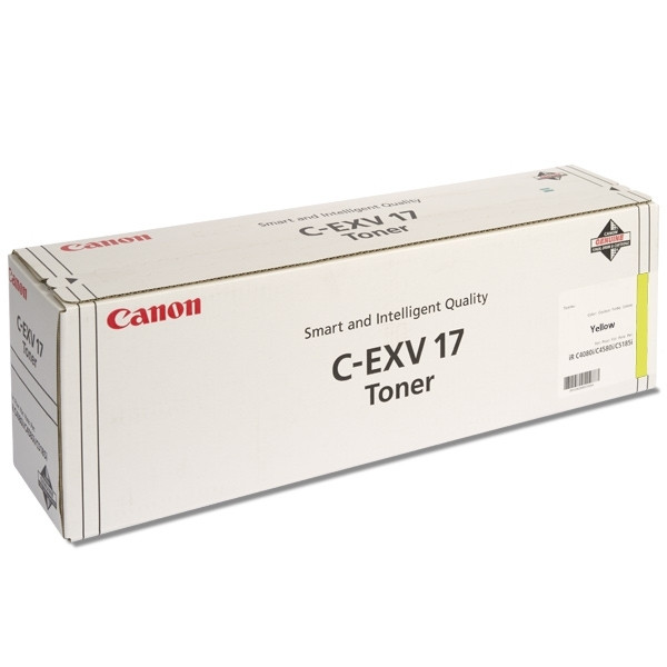 Canon C-EXV 17 Y toner (d'origine) - jaune 0259B002 070978 - 1