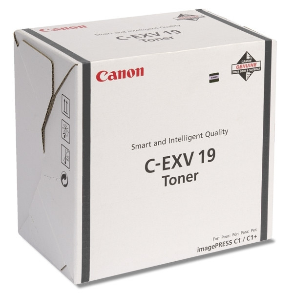 Canon C-EXV 19 BK toner (d'origine) - noir 0397B002 070888 - 1