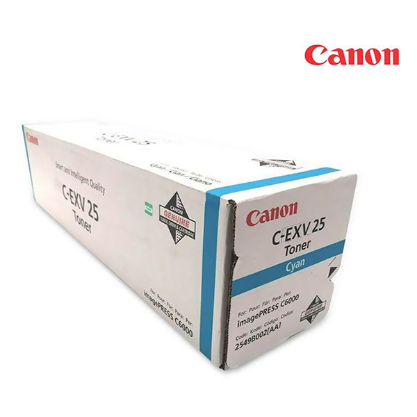 Canon C-EXV 25 C toner (d'origine) - cyan 2549B002 070690 - 1