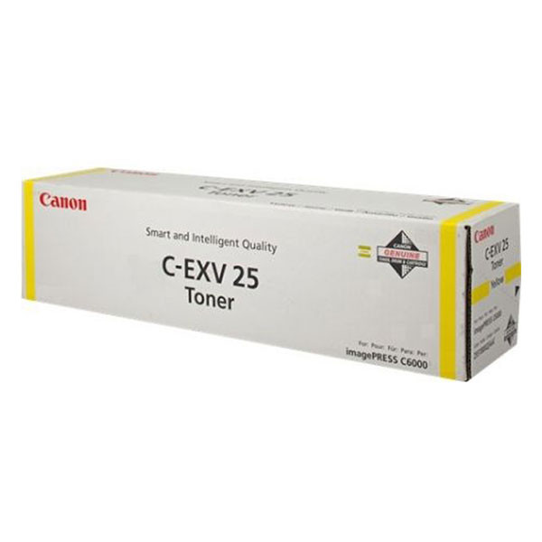 Canon C-EXV 25 Y toner (d'origine) - jaune 2551B002 070694 - 1