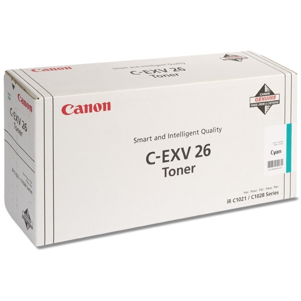 Canon C-EXV 26 C toner (d'origine) - cyan 1659B006 070872 - 1