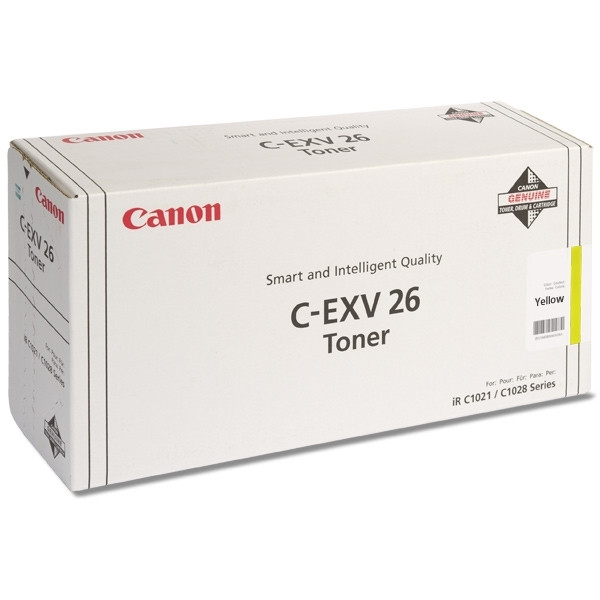 Canon C-EXV 26 Y toner (d'origine) - jaune 1657B006 070876 - 1