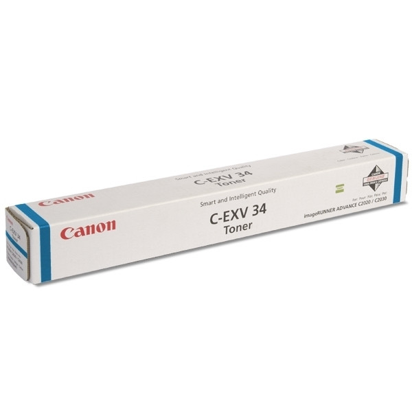 Canon C-EXV 34 C toner (d'origine) - cyan 3783B002 070762 - 1