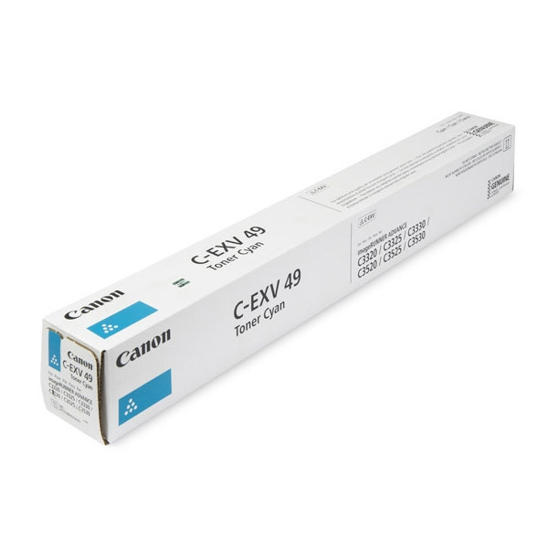 Canon C-EXV 49 toner (d'origine) - cyan 8525B002 070670 - 1