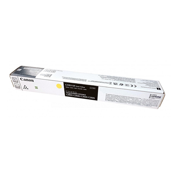 Canon C-EXV 64 Y toner (d'origine) - jaune 5756C002 017672 - 1