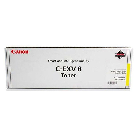 Canon C-EXV 8 Y toner (d'origine) - jaune 7626A002 071250 - 1