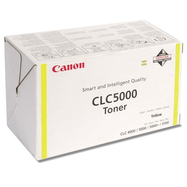 Canon CLC-5000Y toner (d'origine) - jaune 6604A002AA 070958 - 1