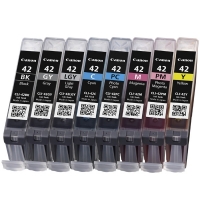 Canon CLI-42 multipack BK/C/M/Y/PC/PM/GY/LGY (d'origine) 6384B010 018842