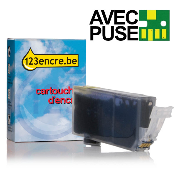 Canon CLI-521C cartouche d'encre avec puce (marque 123encre) - cyan 018454 - 1