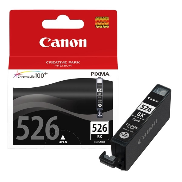 Canon CLI-526BK cartouche d'encre - noir (d'origine) 4540B001 018476 - 1