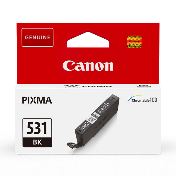Canon CLI-531BK cartouche d'encre (d'origine) - noir 6118C001 017644 - 1