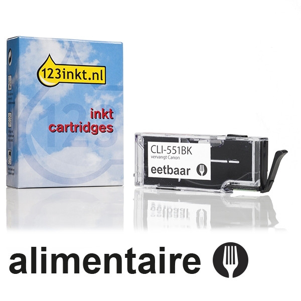 Canon CLI-551BK cartouche d'encre (alimentaire) - noir  199001 - 1