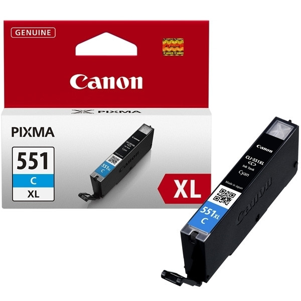 Canon CLI-551C XL cartouche d'encre haute capacité (d'origine) - cyan 6444B001 018792 - 1
