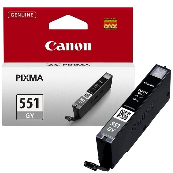 Canon CLI-551GY cartouche d'encre (d'origine) - gris 6512B001 018802 - 1