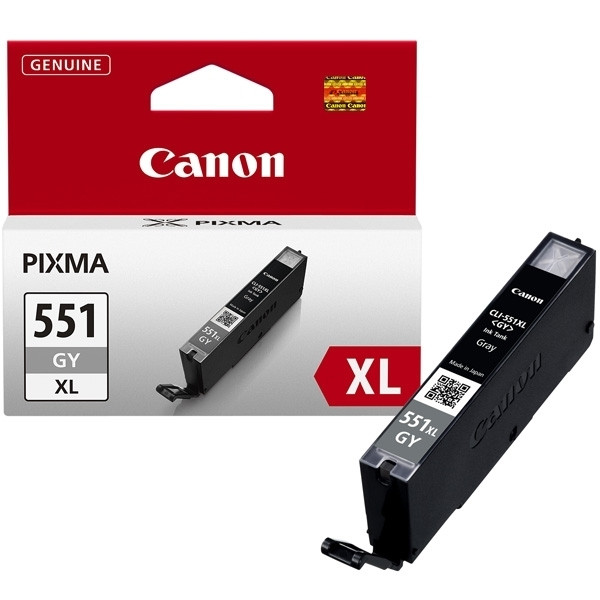 Canon CLI-551GY cartouche d'encre grise haute capacité (d'origine) 6447B001 018804 - 1