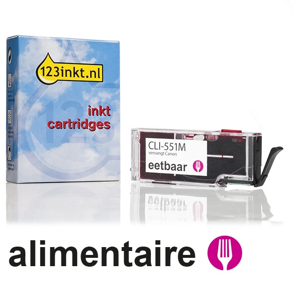 Canon CLI-551M cartouche d'encre (alimentaire) - magenta  199003 - 1