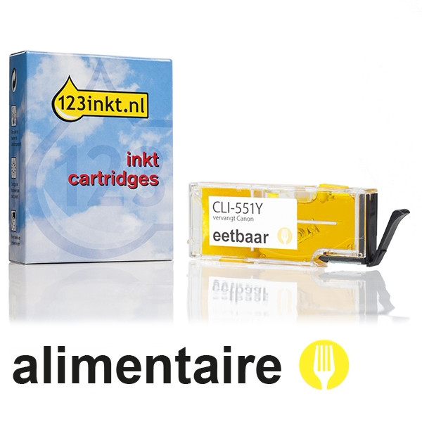 Canon CLI-551Y cartouche d'encre (alimentaire) - jaune  199004 - 1