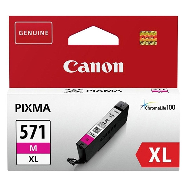 Canon CLI-571M XL cartouche d'encre magenta haute capacité (d'origine) 0333C001AA 902958 - 1