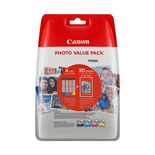 Canon CLI-571XL multipack (d'origine) 0332C005 0332C006 651000 - 1