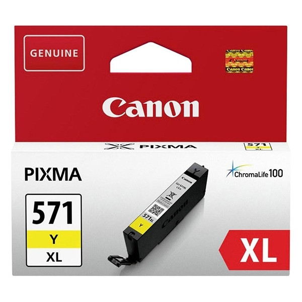 Canon CLI-571Y XL cartouche d'encre haute capacité (d'origine) - jaune 0334C001 0334C001AA 017256 - 1