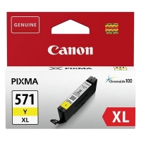 Canon CLI-571Y XL cartouche d'encre jaune haute capacité (d'origine) 0334C001AA 901449