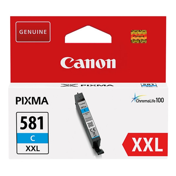 Canon CLI-581C XXL cartouche d'encre capacité extra haute (d'origine) - cyan 1995C001 017462 - 1