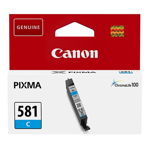 Canon CLI-581C cartouche d'encre cyan (d'origine) 2103C001 017442 - 1