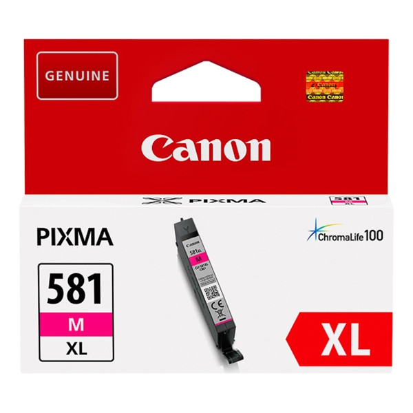 Canon CLI-581M XL cartouche d'encre magenta haute capacité (d'origine) 2050C001 017454 - 1