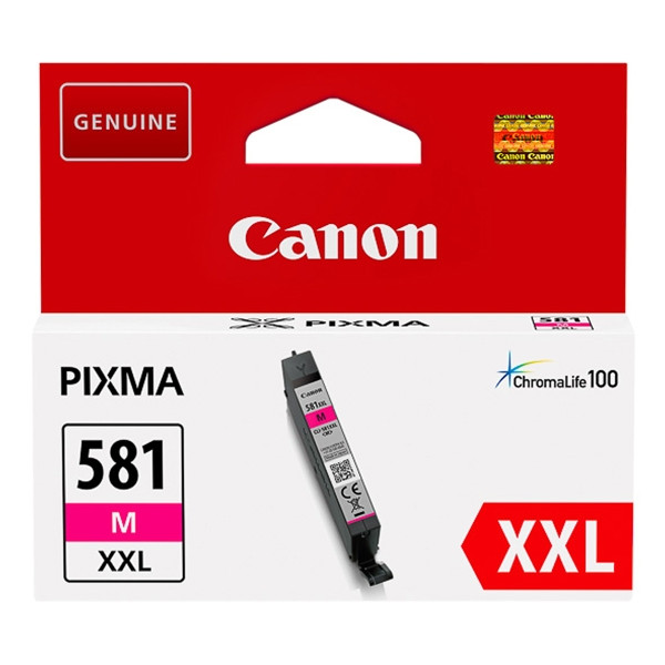 Canon CLI-581M XXL cartouche d'encre capacité extra haute (d'origine) - magenta 1996C001 017464 - 1