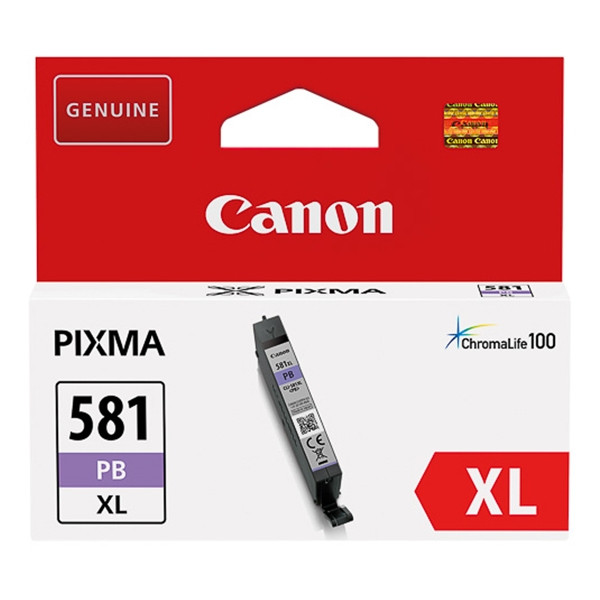 Canon CLI-581PB XL cartouche d'encre bleu photo haute capacité (d'origine) 2053C001 017470 - 1