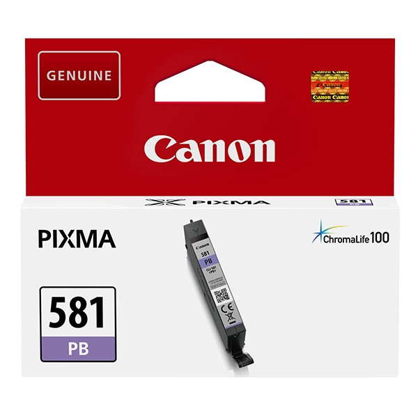 Canon CLI-581PB cartouche d'encre bleu photo (d'origine) 2107C001 017468 - 1