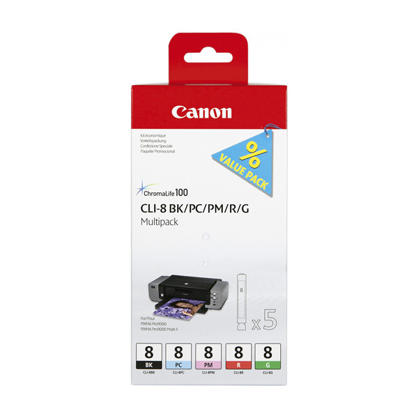 Canon CLI-8 multipack (d'origine) 0620B027 010463 - 1