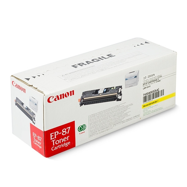 Canon EP-87Y toner jaune (d'origine) 7430A003 032845 - 1