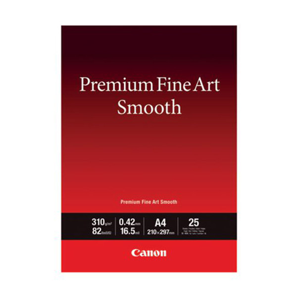Canon FA-SM2 papier beaux-arts lisse premium 310 g/m² A4 (25 feuilles) 1711C011 154076 - 1
