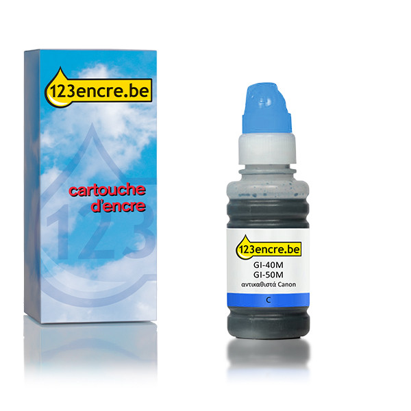 Canon GI-40C réservoir d'encre (marque 123encre) - cyan 017543 - 1