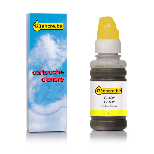 Canon GI-40Y réservoir d'encre (marque 123encre) - jaune 017547 - 1