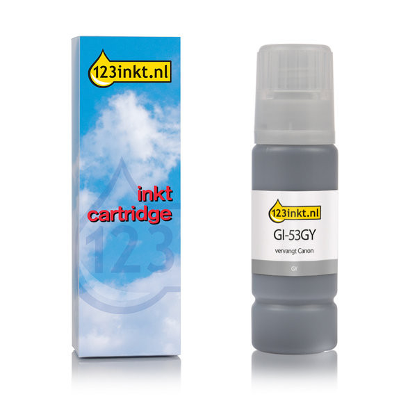Canon GI-43GY réservoir d'encre (marque 123encre) - gris 4707C001C 016075 - 1