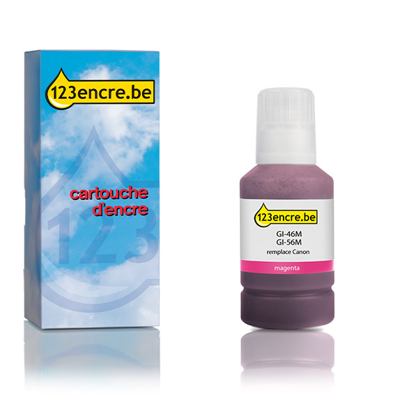 Canon GI-46M réservoir d'encre (marque 123encre) - magenta 4428C001C 016043 - 1