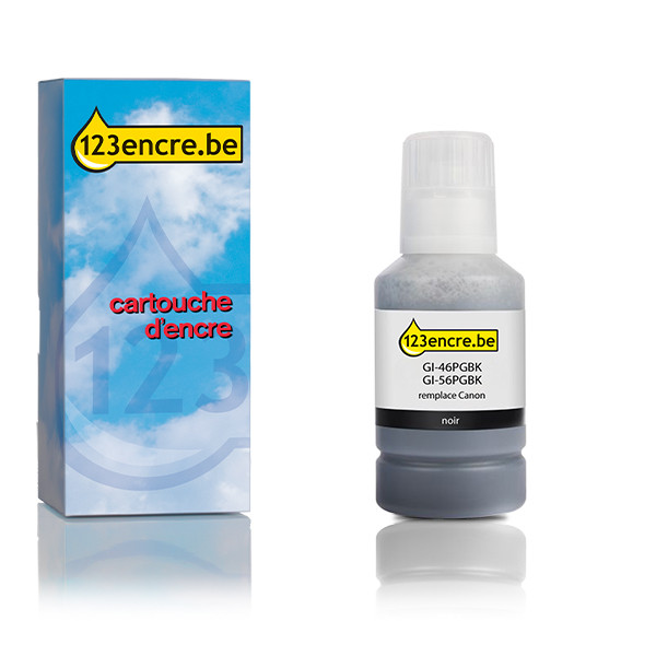 Canon GI-46PGBK réservoir d'encre (marque 123encre) - noir 016039 - 1