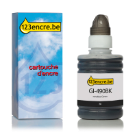 Canon GI-490BK réservoir d'encre (marque 123encre) - noir