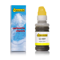 Canon GI-490Y réservoir d'encre (marque 123encre) - jaune