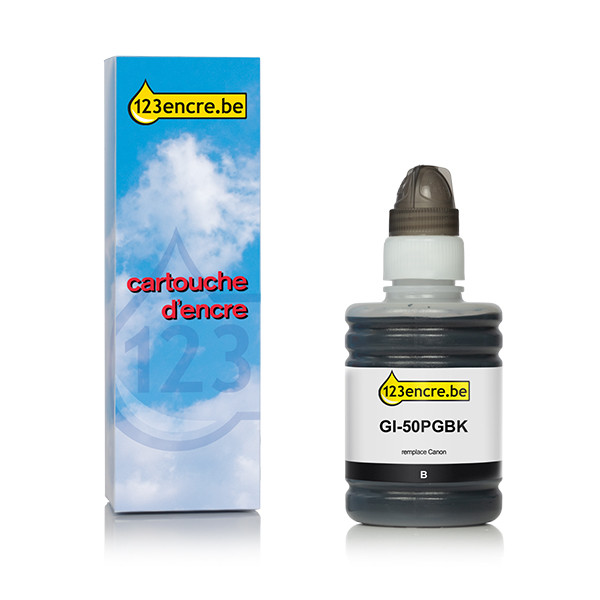 Canon GI-50PGBK réservoir d'encre (marque 123encre) - noir 011681 - 1