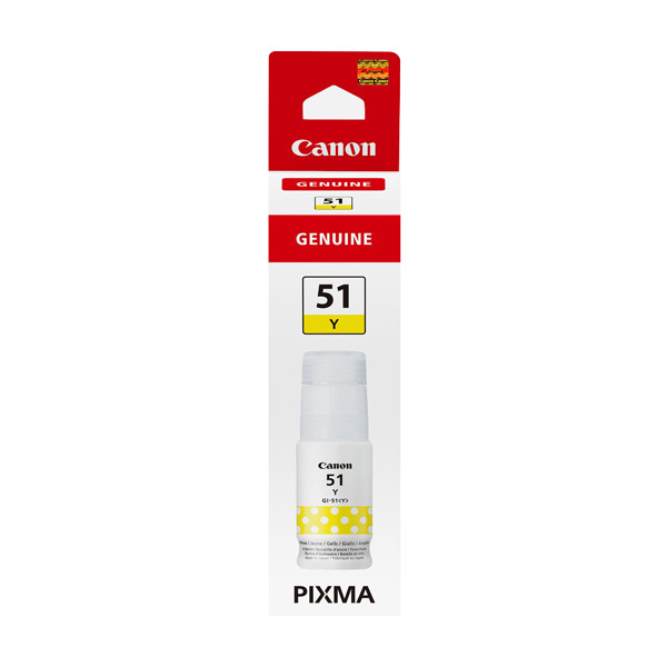 Canon GI-51Y réservoir d'encre (d'origine) - jaune 4548C001 016024 - 1