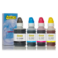Canon GI-590 offre noir + 3 couleurs (marque 123encre) 1603C001C 1604C001C 1605C001C 1606C001C 127161